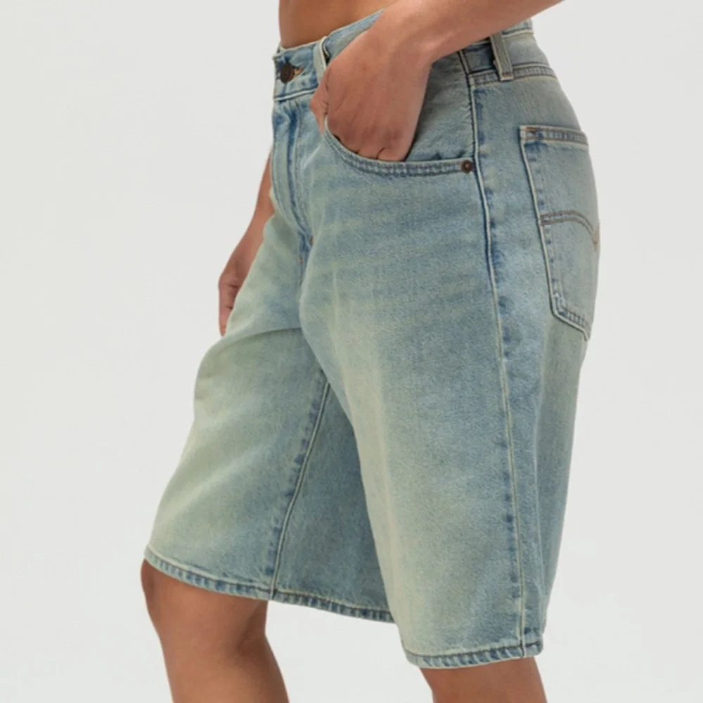 NWT LEVI'S Premium Baggy Dad Womens Jorts - I Told You Sze 34